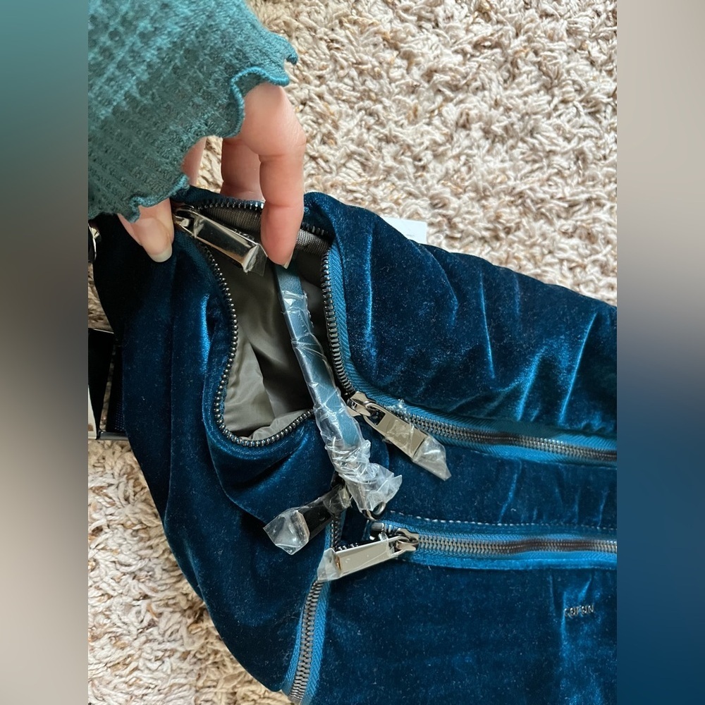 Free People x Caraa Velvet Medium Sling Bag - Picture 15 of 17